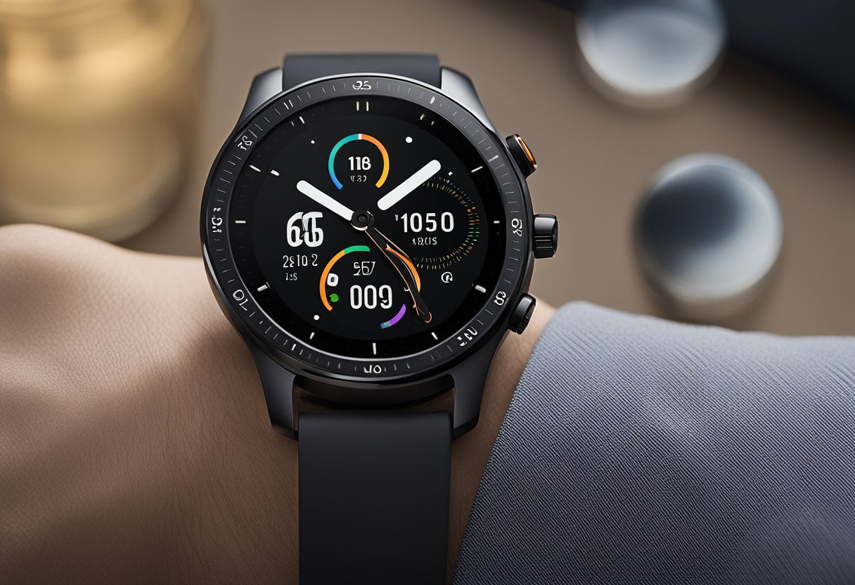 The Xiaomi Watch S3's interchangeable bezel gleams with a premium look, catching the light and adding a touch of sophistication to the overall design